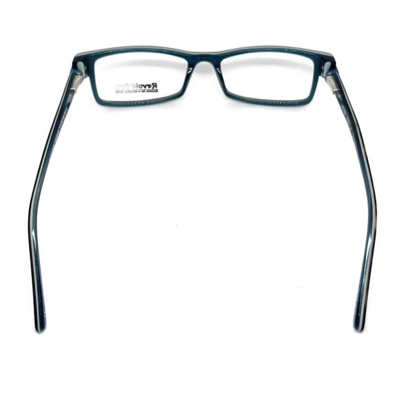 REVOLUTION EYEWEAR REV762 49-16-135 TEAL BROWN POLARIZED CLIP SUNGLASSES - Picture 8 of 9